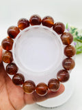 Andesine Bracelet  Code# A19 - Size 13 mm - AAA Quality length 7.5 Inch Origin Tibet - Natural Andesine Round Bracelet