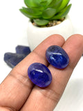 Tanzanite Cabochon - Code # M5 to M8 - AAA Quality - Natural Tanzanite Cabochon - Tanzanite Loose Stone - Tanzanite Cabs