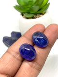 Tanzanite  Cabochon - Code # M5 to M8 - AAA Quality - Natural Tanzanite Cabochon - Tanzanite Loose Stone - Tanzanite Cabs