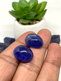 Tanzanite Cabochon - Code # M5 to M8 - AAA Quality - Natural Tanzanite Cabochon - Tanzanite Loose Stone - Tanzanite Cabs