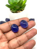 Tanzanite  Cabochon - Code # M5 to M8 - AAA Quality - Natural Tanzanite Cabochon - Tanzanite Loose Stone - Tanzanite Cabs