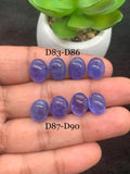 Tanzanite  Cabochon - Code # D83 to D90 - AAA Quality - Natural Tanzanite Cabochon - Tanzanite Loose Stone - Tanzanite Cabs