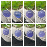 Tanzanite Cabochon - Code # D91 to D98 - AAA Quality - Natural Tanzanite Cabochon - Tanzanite Loose Stone - Tanzanite Cabs