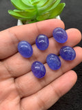 Tanzanite  Cabochon - Code # D21 to D26 - AAA Quality - Natural Tanzanite Cabochon - Tanzanite Loose Stone - Tanzanite Cabs