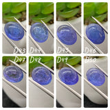 Tanzanite Cabochon - Code # D43 to D50 - AAA Quality - Natural Tanzanite Cabochon - Tanzanite Loose Stone - Tanzanite Cabs