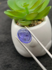 Tanzanite Cabochon - Code # D51 to D58 - AAA Quality - Natural Tanzanite Cabochon - Tanzanite Loose Stone - Tanzanite Cabs