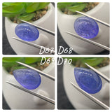 Tanzanite  Cabochon - Code # D67 to D70 - AAA Quality - Natural Tanzanite Cabochon - Tanzanite Loose Stone - Tanzanite Cabs