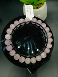 Kunzite Bracelet - 8 mm Size - Code #A9 - 7.5 Inch Length - 4A Quality - Beautiful Purple Color - Natural Kunzite Round Beaded Bracelet