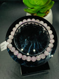 Kunzite Bracelet - 7 mm Size - Code #A15 - 7.5 Inch Length - 4A Quality - Beautiful Purple Color - Natural Kunzite Round Beaded Bracelet