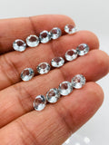 Aquamarine Round Faceted 6 mm Size  - Pack of 1 Piece - AAA Quality -  Medium Blue Color-  Natural Aquamarine Stone