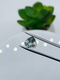Aquamarine Heart Shape Faceted 8 mm Size  - Pack of 1 Piece - AAA Quality -  Medium Blue Color -  Natural Aquamarine Stone