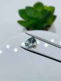 Aquamarine Heart Shape Faceted 8 mm Size - Pack of 1 Piece - AAA Quality - Medium Blue Color - Natural Aquamarine Stone