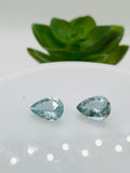 Aquamarine Pear Faceted 8x11 mm Size  - Pack of 1 Piece - AAA Quality -  Blue Color -  Natural Aquamarine Stone