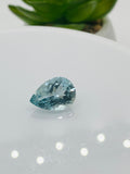 Aquamarine Pear Faceted 10x14 mm Size  - Pack of 1 Piece - AAA Quality -  Medium Blue Color -  Natural Aquamarine Stone