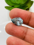 Aquamarine Pear Faceted 10x14 mm Size  - Pack of 1 Piece - AAA Quality -  Medium Blue Color -  Natural Aquamarine Stone