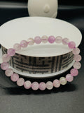 Kunzite Bracelet - 7 mm Size - Code #A14 -  7.5 Inch Length - 4A Quality - Beautiful Purple Color - Natural Kunzite Round Beaded Bracelet