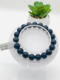 Blue Sapphire Bracelet 10 mm Size • Code # S10 • AAAA Quality • 7.5'' length • Natural Sapphire Beads • Sapphire Round Bracelet