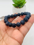 Blue Sapphire Bracelet 10 mm Size • Code # S11 • AAAA Quality • 7.5'' length • Natural Sapphire  • Sapphire Round Bracelet