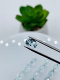 Aquamarine Oval faceted 6x8 mm Size - Pack of 1 Piece - AAA Quality - Medium Blue Color - Natural Aquamarine Stone