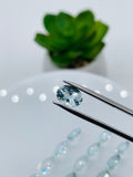 Aquamarine Oval faceted 6x8 mm Size  - Pack of 1 Piece - AAA Quality -  Medium Blue Color -  Natural Aquamarine Stone