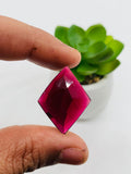 Garnet Rose Cut Fancy Shape • Code D19- D24 • Garnet Faceted Cut (Polki) • AAA Quality- Best for Jewelry making • One Side Cutting