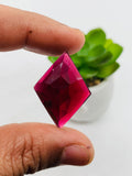 Garnet Rose Cut Fancy Shape • Code D19- D24 • Garnet Faceted Cut (Polki) • AAA Quality- Best for Jewelry making • One Side Cutting