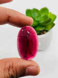 Garnet Rose Cut Fancy Shape • Code D19- D24 • Garnet Faceted Cut (Polki) • AAA Quality- Best for Jewelry making • One Side Cutting