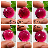 Garnet Rose Cut Fancy Shape • Code D25- D30 • Garnet Faceted Cut (Polki) • AAA Quality- Best for Jewelry making • One Side Cutting