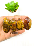 Bloodstone Cabochon • Code B13- B16 • Natural Bloodstone Cabs • Bloodstone Cabs • Perfect for Jewelry Making