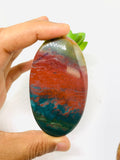 Bloodstone Cabochon • Code B21- B22 • Natural Bloodstone Cabs • Bloodstone Cabs • Perfect for Jewelry Making