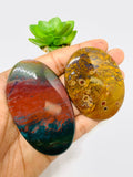 Bloodstone Cabochon • Code B21- B22 • Natural Bloodstone Cabs • Bloodstone Cabs • Perfect for Jewelry Making