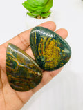 Bloodstone Cabochon • Code B23- B24 • Natural Bloodstone Cabs • Bloodstone Cabs • Perfect for Jewelry Making