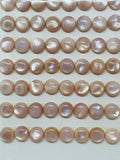 8MM Mother of Pearl, Pink MOP Round Shape  • AAA Quality • Pack of 4 pieces