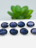 Iolite 6X8MM Faceted Oval • Pack of 2 Pcs • AAA Quality • Iolite Oval Cut Stone • Iolite Stones