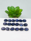 Iolite 5X7 MM Faceted Oval • Pack of 5 Pcs • AAA Quality • Iolite Round Cut Stone • Iolite Stones