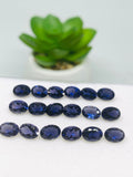 Iolite 5X7 MM Faceted Oval • Pack of 5 Pcs • AAA Quality • Iolite Round Cut Stone • Iolite Stones