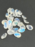 Moonstone Faceted 5X3MM Pear, Cabochon AAA Quality Moonstone Faceted Cabochon- Pack of 5 Piece