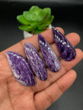 Charoite Cabochon •  Code D47 - D50  • AAA Quality •  Natural Charoite Cabs •  Charoite Cabochon