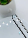 Aquamarine Heart Shape Faceted  4 mm Size  - Pack of 2 Piece - AAA Quality -  Medium Blue Color -  Natural Aquamarine Stone