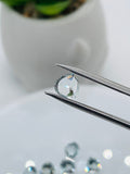 Aquamarine Heart Shape Faceted 6 mm Size  - Pack of 2 Piece - AAA Quality -  Medium Blue Color -  Natural Aquamarine Stone