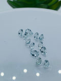 Aquamarine Pear Faceted 4x6 mm Size  - Pack of 4 Piece - AAA Quality -  Medium Blue Color -  Natural Aquamarine Stone