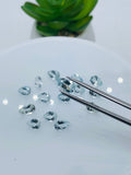 Aquamarine Pear Faceted 5x7-8  mm Size  - Pack of 4 Piece - AAA Quality -  Medium Blue Color -  Natural Aquamarine Stone