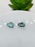 Aquamarine Pear Faceted 8x11 mm Size  - Pack of 1 Piece - AAA Quality -  Blue Color -  Natural Aquamarine Stone