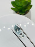 Aquamarine Pear Faceted  9x13 mm Size  - Pack of 1 Piece - AAA Quality -  Medium Blue Color -  Natural Aquamarine Stone