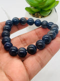 Blue Sapphire Bracelet 10 mm Size • Code # S12 • AAAA Quality • 7.5'' length • Natural Sapphire  • Sapphire Round Bracelet