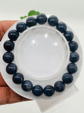 Blue Sapphire Bracelet 10.5 mm Size • Code # S15 • AAA+ Quality • 7.5'' length • Natural Sapphire  • Sapphire Round Bracelet