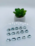 Aquamarine Oval faceted 6x8 mm Size  - Pack of 1 Piece - AAA Quality -  Medium Blue Color -  Natural Aquamarine Stone
