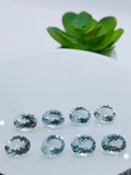 Aquamarine Pear Oval 9x11 mm Size - Pack of 1 Piece - AAA Quality - Medium Blue Color - Natural Aquamarine Stone