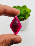 Garnet Rose Cut Fancy Shape • Code D19- D24 • Garnet Faceted Cut (Polki) • AAA Quality- Best for Jewelry making • One Side Cutting