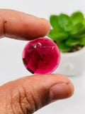 Garnet Rose Cut Fancy Shape • Code D25- D30 • Garnet Faceted Cut (Polki)  •  AAA Quality- Best for Jewelry making • One Side Cutting